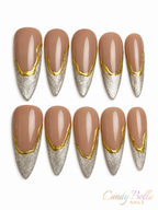 Gold Stiletto French