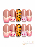 Orange/yellow with square