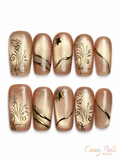Gold Medium Length Square