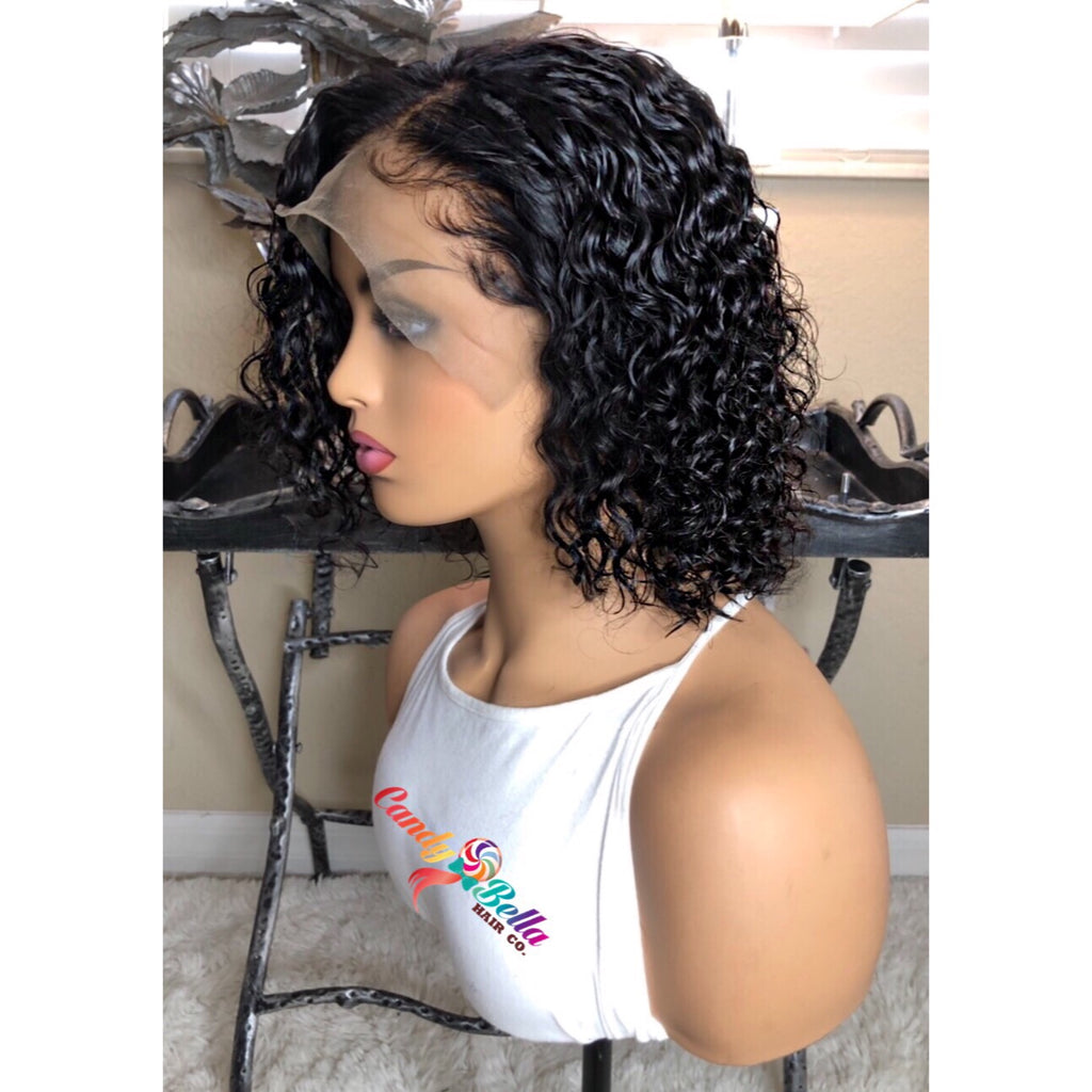 Deep Wave Lace Front Bob Wig